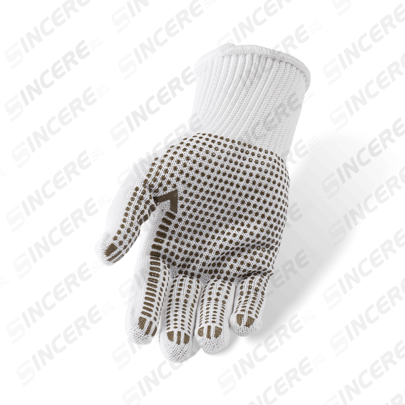13 Gauge Polyester Knit Gloves with PVC Dotted Palm — Enhanced Grip General Purpose Work Gloves 13 Gauge Polyester Knit Gloves with PVC Dotted Palm — Enhanced Grip General Purpose Work Gloves