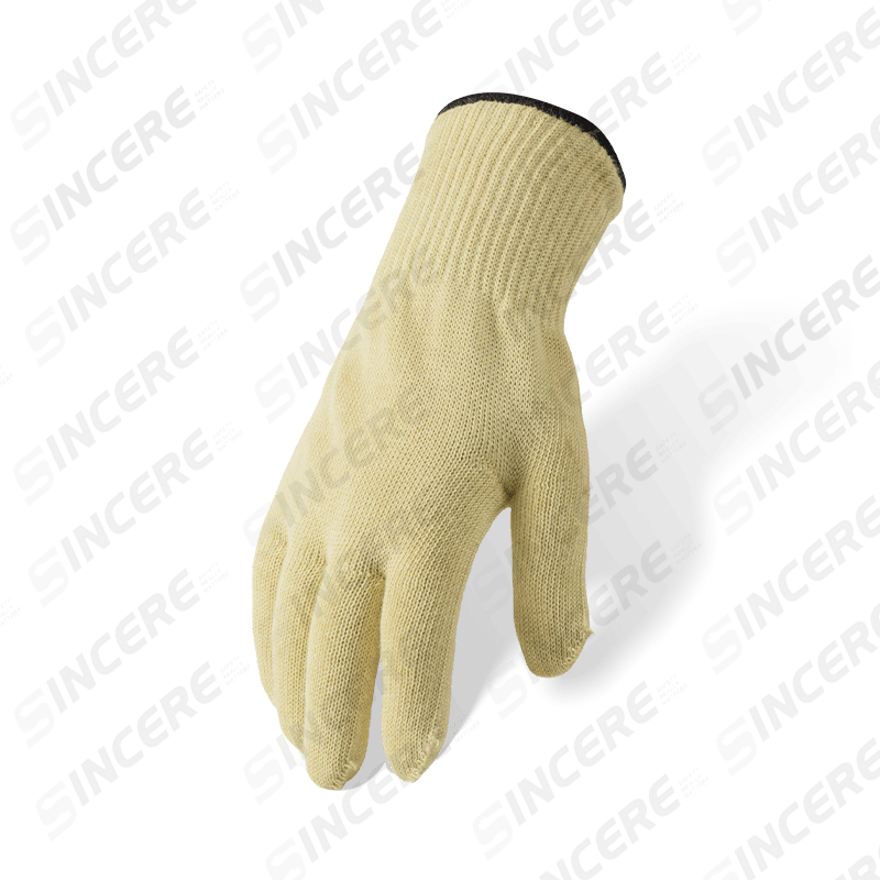 7 Gauge Aramid Outer with 10 Gauge Cotton Inner Liner — Heat Resistant Level 2 Insulated Gloves