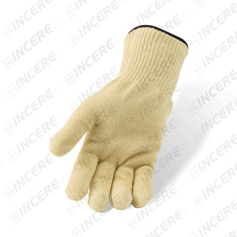 7 Gauge Aramid Outer with 10 Gauge Cotton Inner Liner — Heat Resistant Level 2 Insulated Gloves