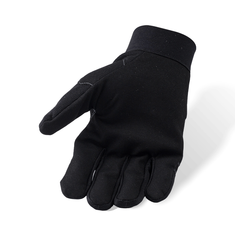 General Purpose Mechanical Work Gloves — Durable Synthetic Leather Palm with Knit Back