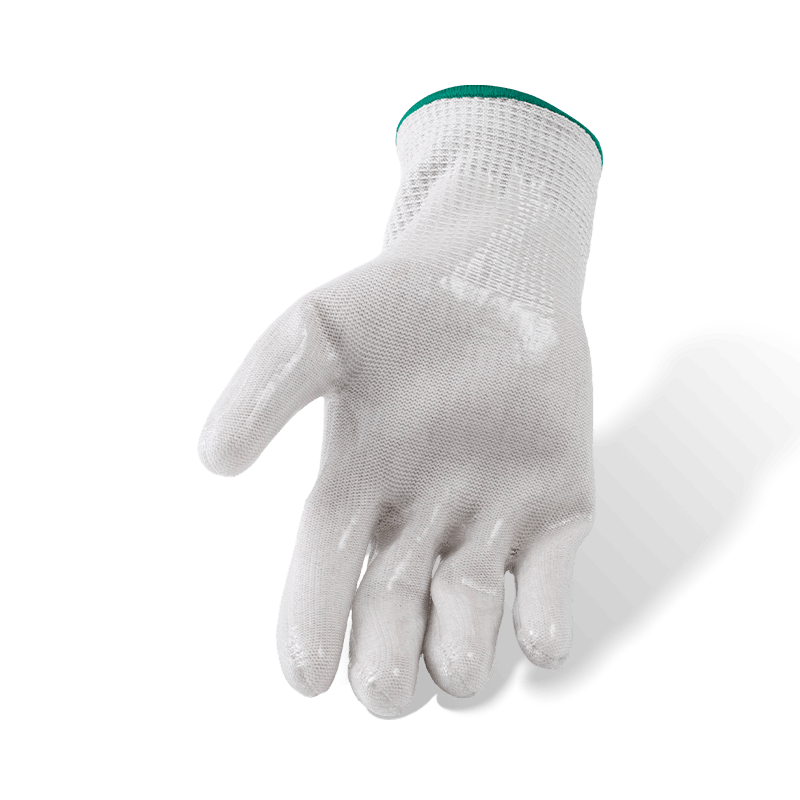 13 Gauge ANSI A7 Cut Resistant Gloves with Clear Silicone Palm Coating — Heat Resistant High-Cut Protection 13 Gauge ANSI A7 Cut Resistant Gloves with Clear Silicone Palm Coating — Heat Resistant High-Cut Protection