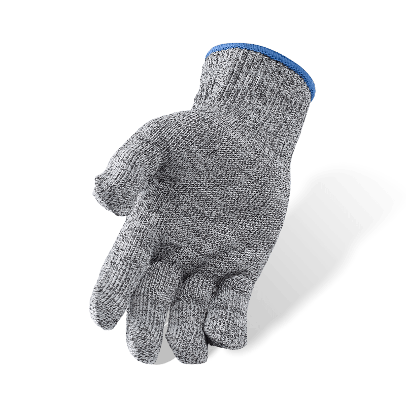 10 Gauge ANSI A5 HPPE Cut Resistant Knit Gloves — Uncoated Liner for Maximum Breathability