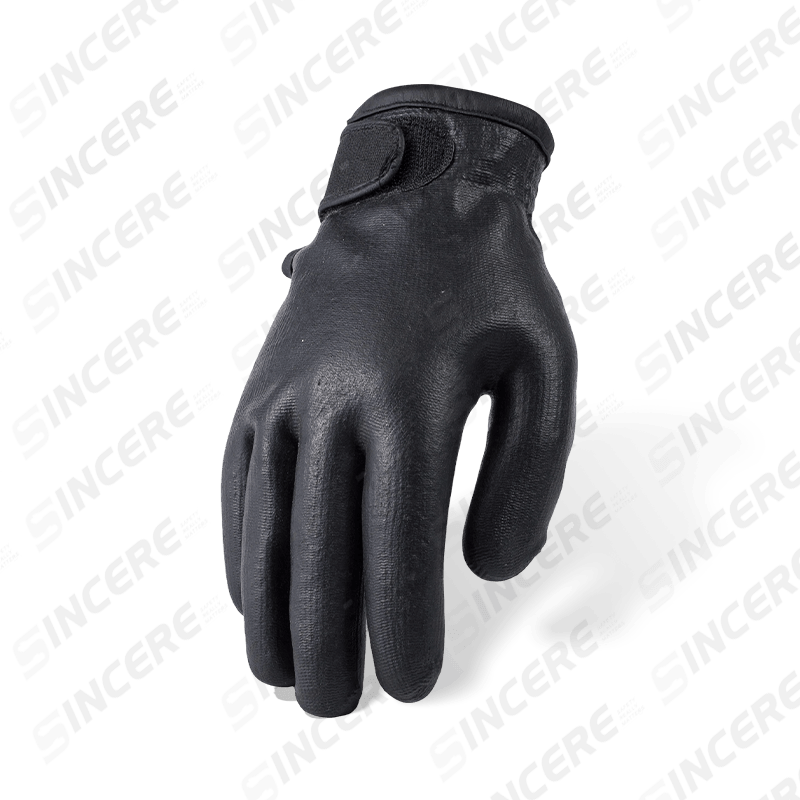 15 Gauge Nitrile Micro-Foam Fully Coated Gloves with 10 Gauge Acrylic Fleece Liner and Bound Cuff — Winter Waterproof Thermal 15 Gauge Nitrile Micro-Foam Fully Coated Gloves with 10 Gauge Acrylic Fleece Liner and Bound Cuff — Winter Waterproof Thermal