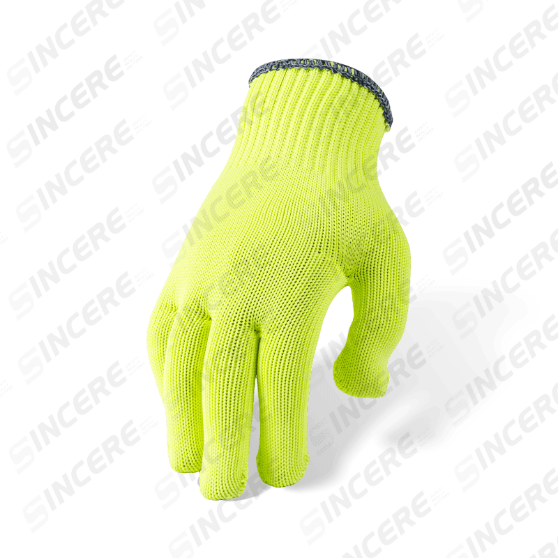10 Gauge Hi-Vis Fluorescent Yellow Polyester Gloves with PVC Dotted Palm — High-Visibility General Purpose Grip Gloves 10 Gauge Hi-Vis Fluorescent Yellow Polyester Gloves with PVC Dotted Palm — High-Visibility General Purpose Grip Gloves