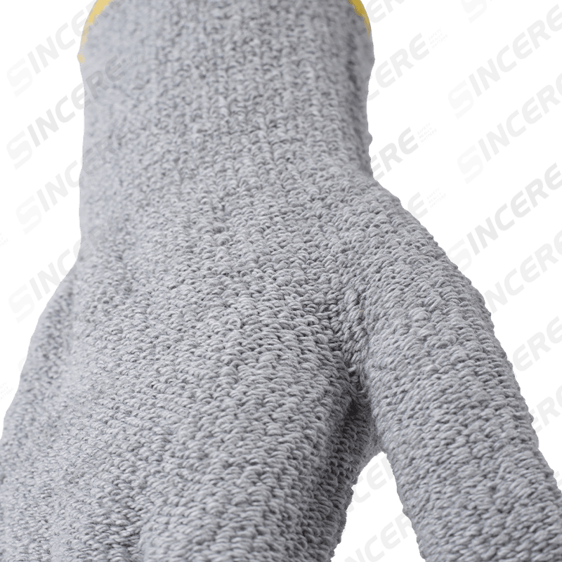 100% Cotton Terry Cloth Heat Resistant Gloves — Industrial Thermal Protection for Hot Handling